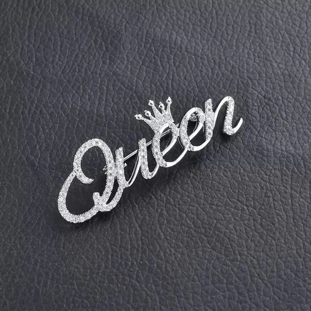 VQ Queen Sign Brooch - Picture 2 of 7